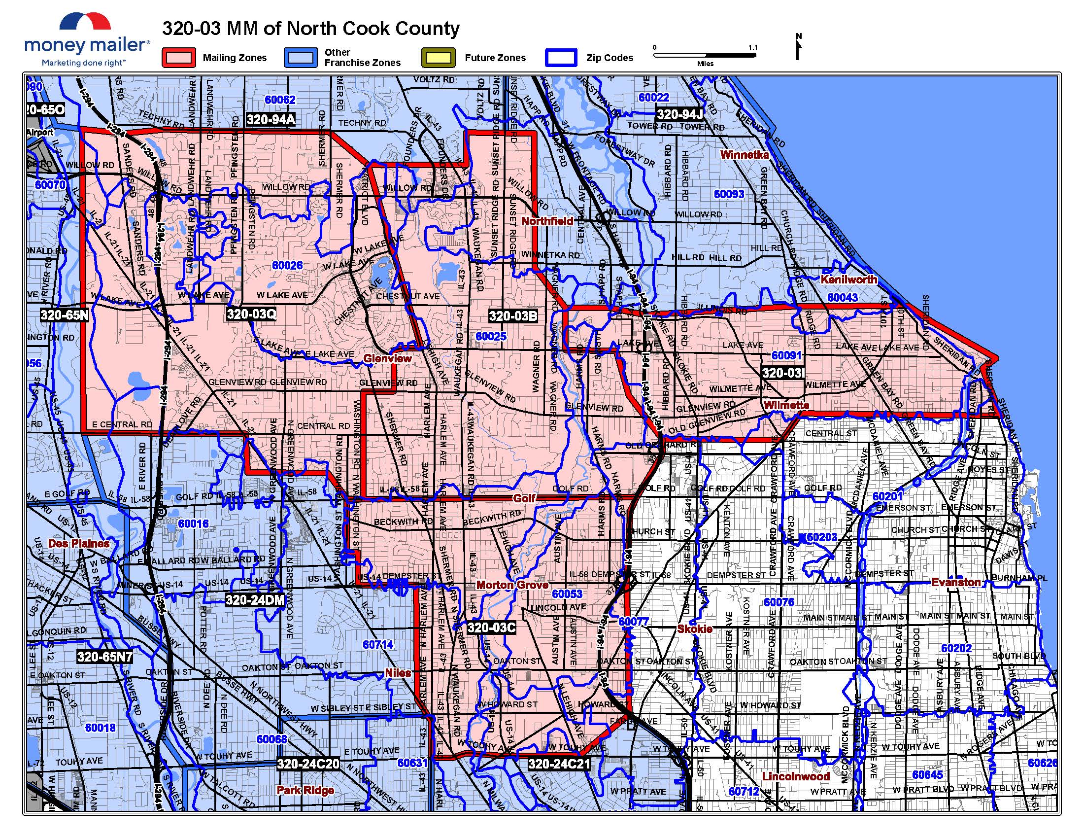 Money Mailer National Coverage Map
