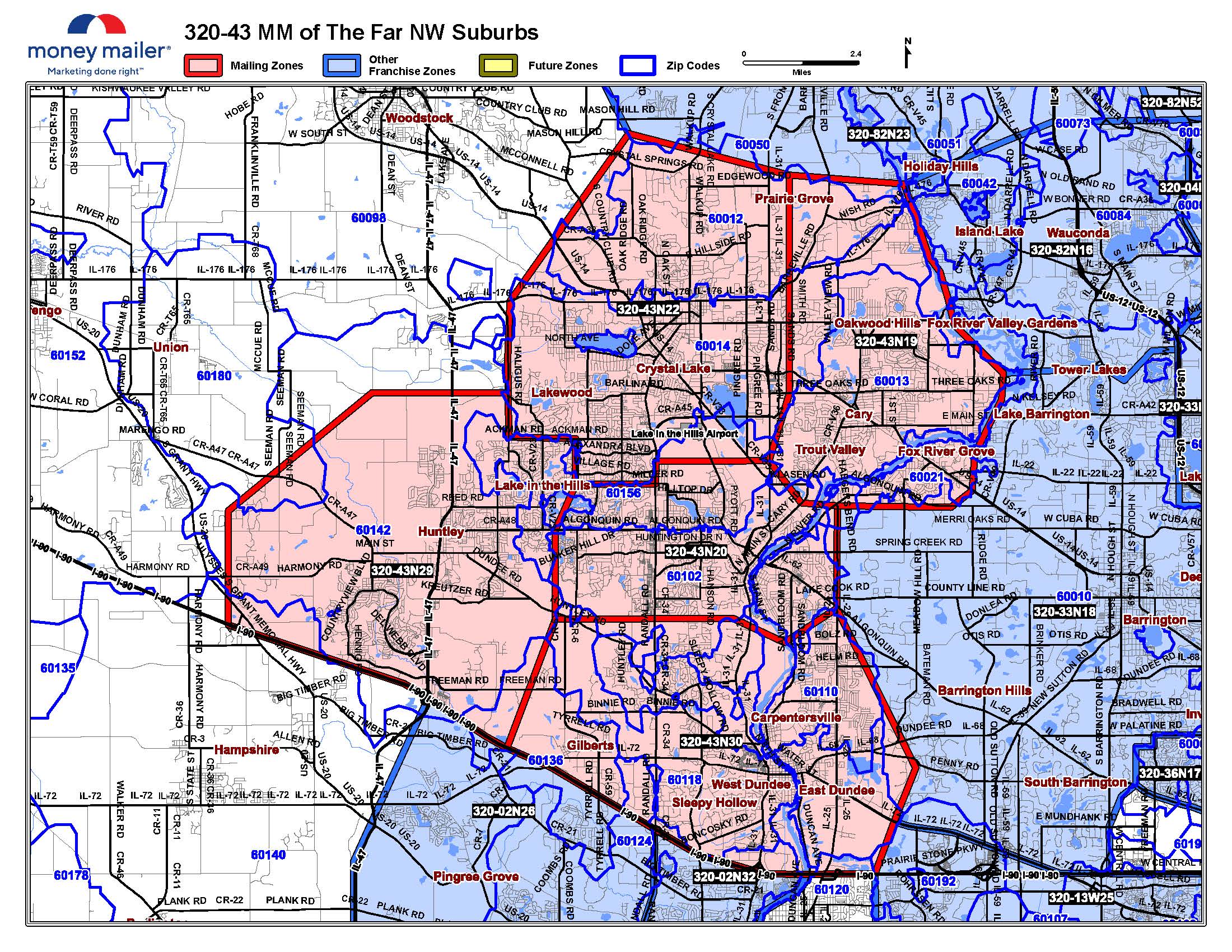 Money Mailer National Coverage Map